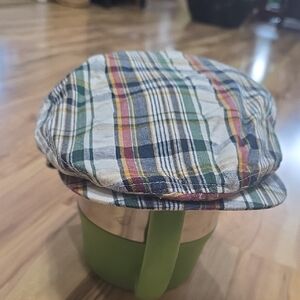 Dockers Multicolor Plaid Driver Cap